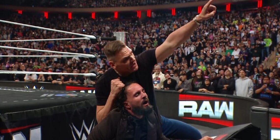 Gunther attacks Seth Rollins | Source: WWE