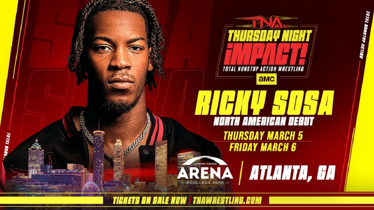 TNA Touts Debut Of Ricky Sosa On Tonight’s iMPACT On AMC From Atlanta, GA.