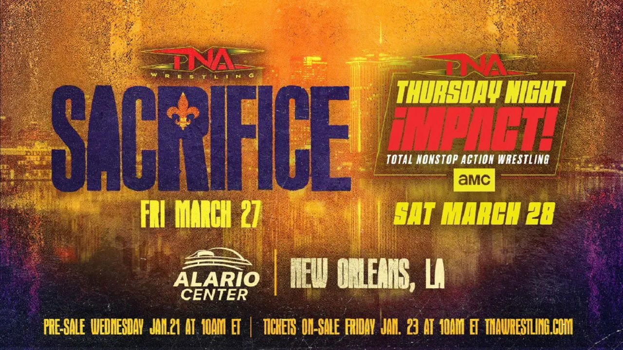 Several New Matches Added To TNA Sacrifice 2026, Updates For 3/26 iMPACT On AMC Several New Matches Added To TNA Sacrifice 2026, Updates For 3/26 iMPACT On AMC