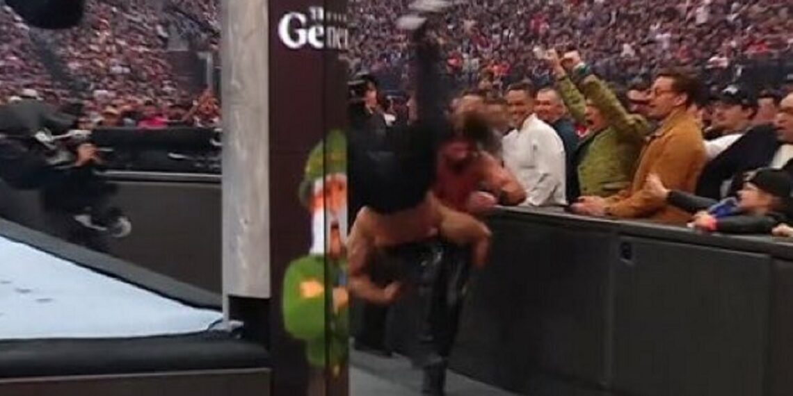 Bron Breakker returns and spears Seth Rollins at WrestleMania 42 | Source: WWE