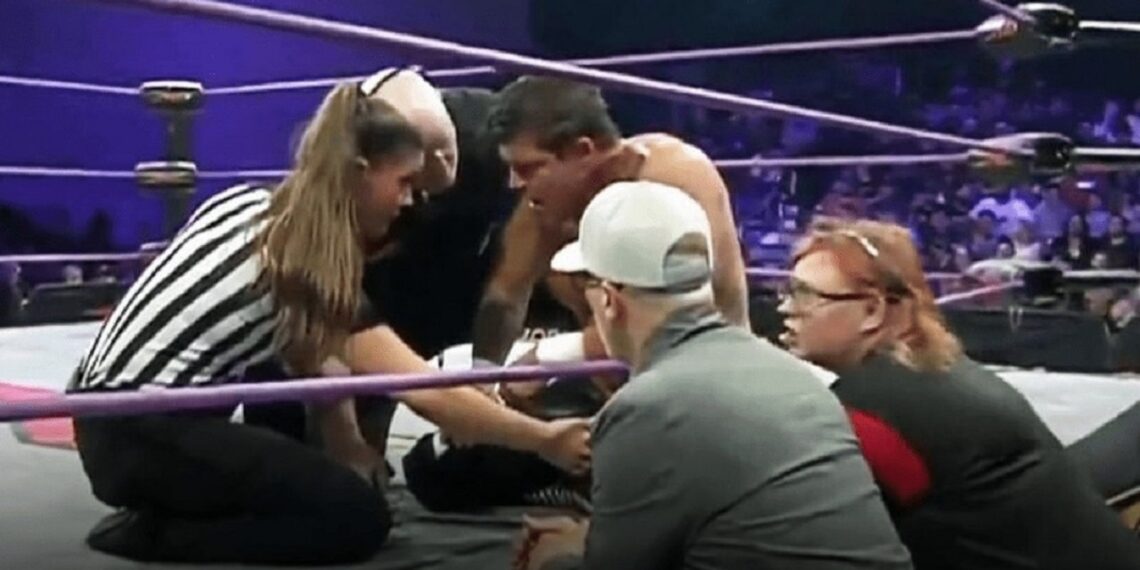Steve Maclin injured at TNA Sacrifice 2026 | Source: TNA Wrestling