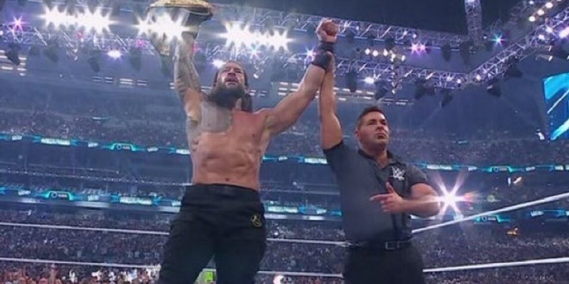 Roman Reigns captures the WWE World Heavyweight Championship at WrestleMania 42 | Source: WWE