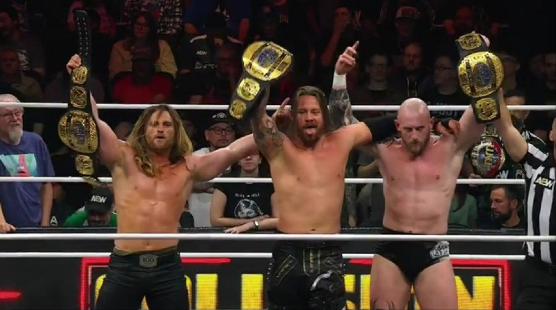 Trios Titles Change Hands On April 11 Episode Of AEW Collision Trios Titles Change Hands On April 11 Episode Of AEW Collision