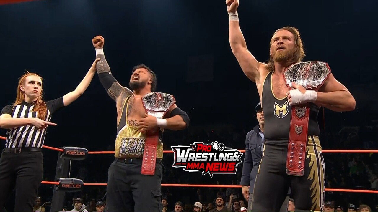 World Tag-Team Championships Change Hands At TNA Rebellion 2026 World Tag-Team Championships Change Hands At TNA Rebellion 2026