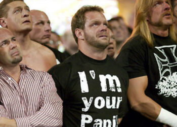 Chris Benoit at the Eddie Guerrero Tribute episode of Monday Night Raw | Source: Sports Illustrated