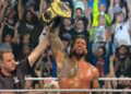 Roman Reigns wins at Clash In Italy | Source: WWE