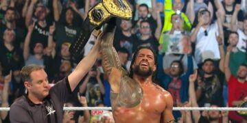 Roman Reigns wins at Clash In Italy | Source: WWE