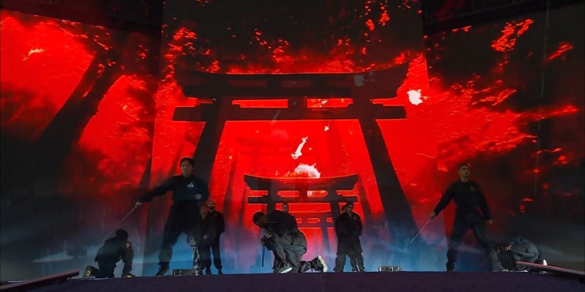 Will Ospreay's Assassin's Creed entrance from AEW All In: Texas