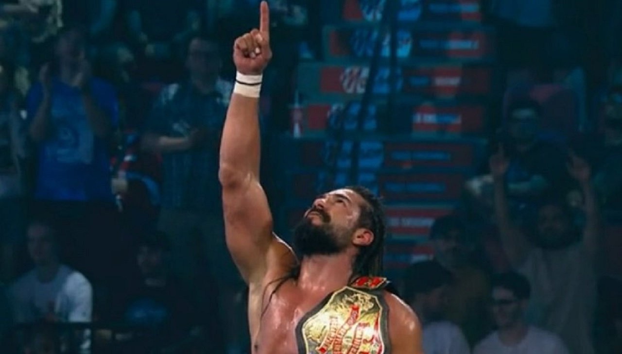 Andrade El Idolo Captures AEW National Title At Redemption PPV Andrade El Idolo Captures AEW National Title At Redemption PPV