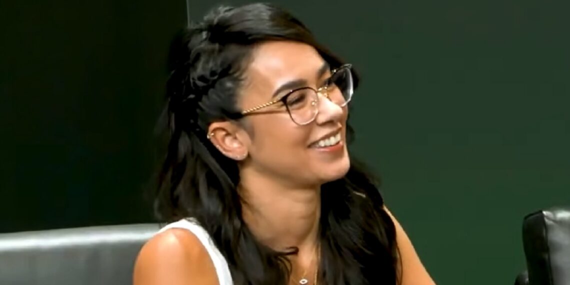AJ Lee on The Nikki & Brie Show at Fanatics Fest | Image Source: The Nikki & Brie Show