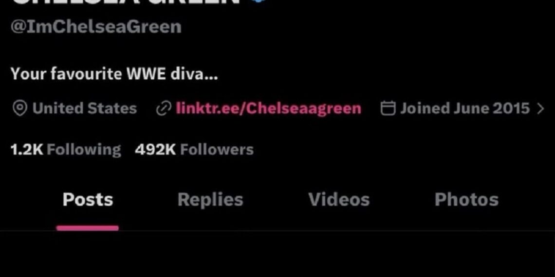 Chelsea Green deletes her X/Twitter account