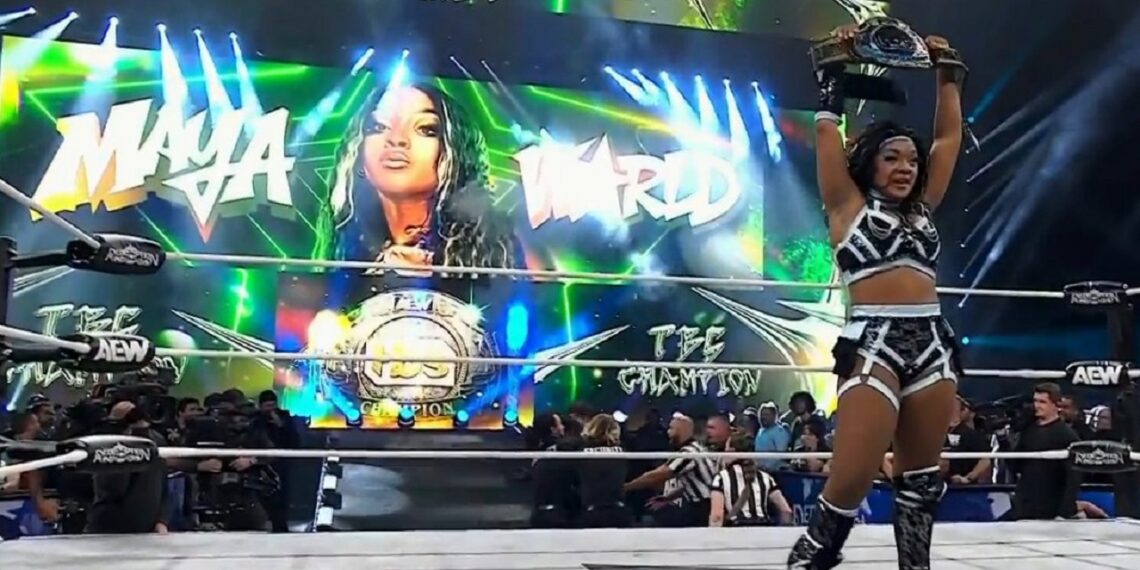 Maya World captures TBS title at AEW Redemption 2026 | Image Source: All Elite Wrestling (AEW)