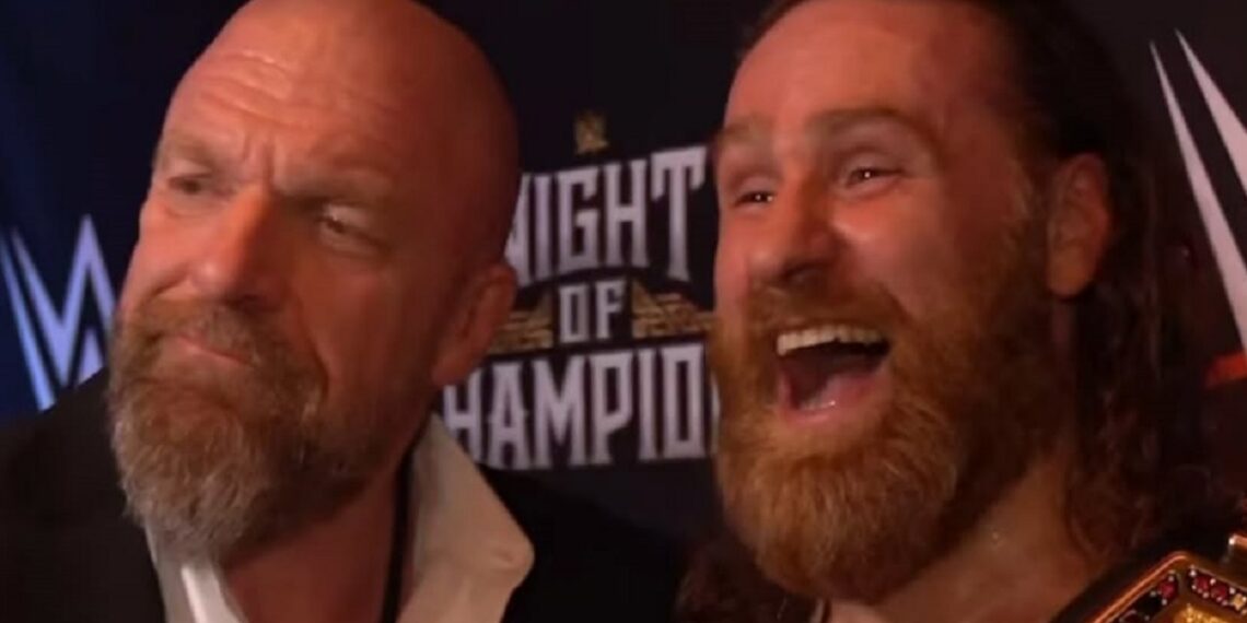 Paul 'Triple H' Levesque and Sami Zayn | Image Source: WWE