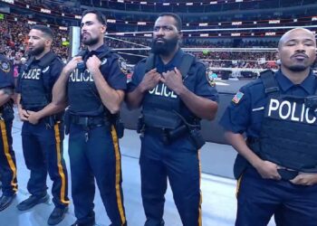WWE Raw police officers | Image Source: WWE