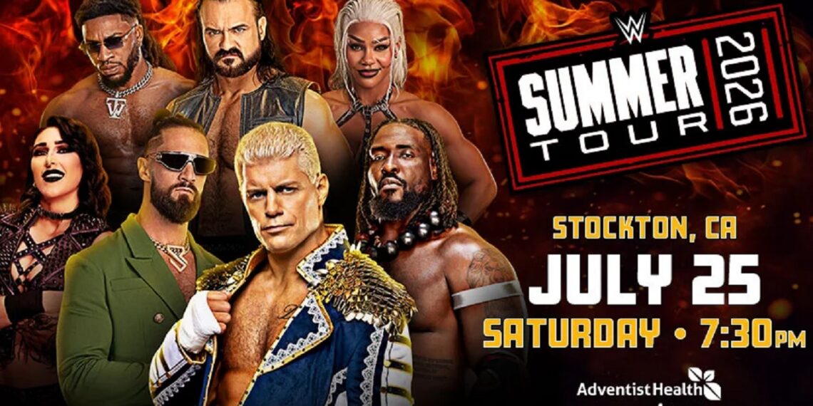 WWE Summer Tour Results From Stockton, CA. 7/25/26 | Image Source: WWE