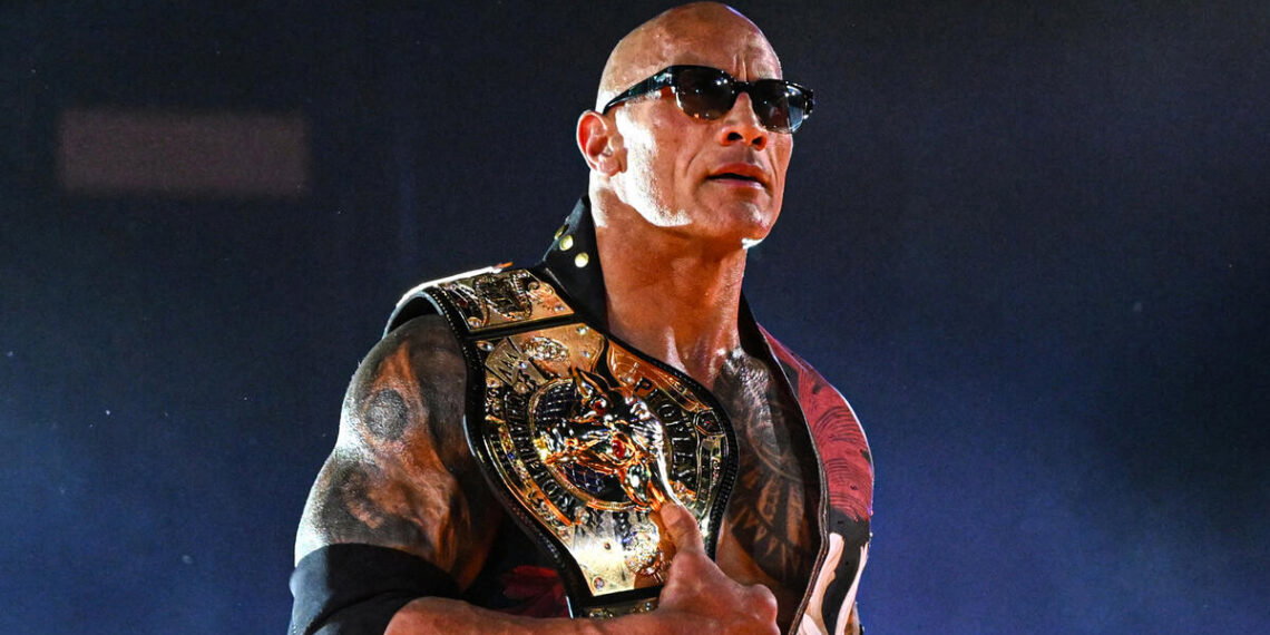 Dwayne Johnson as the "Final Boss" version of his Rock character | Source: WWE.com