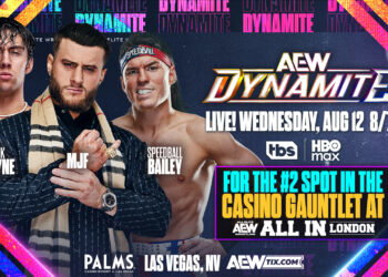 AEW Dynamite in Las Vegas, NV. 8/12/2026 | Image Source: All Elite Wrestling