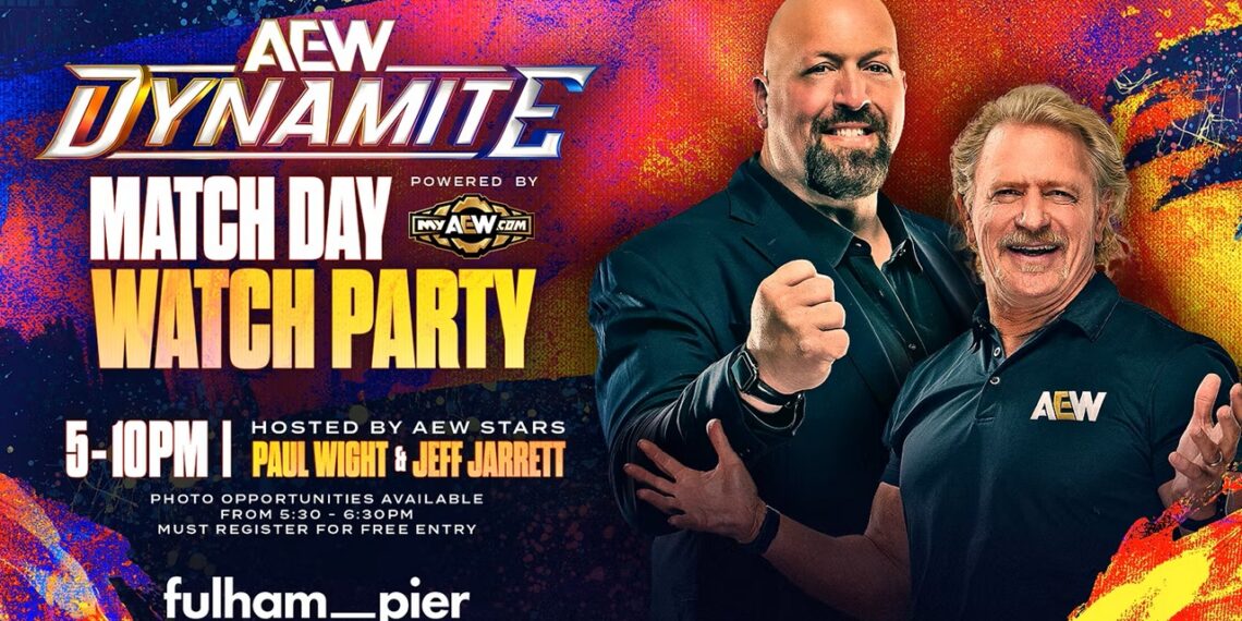 AEW Dynamite Match Day Watch Party in London | Image Source: All Elite Wrestling (AEW)