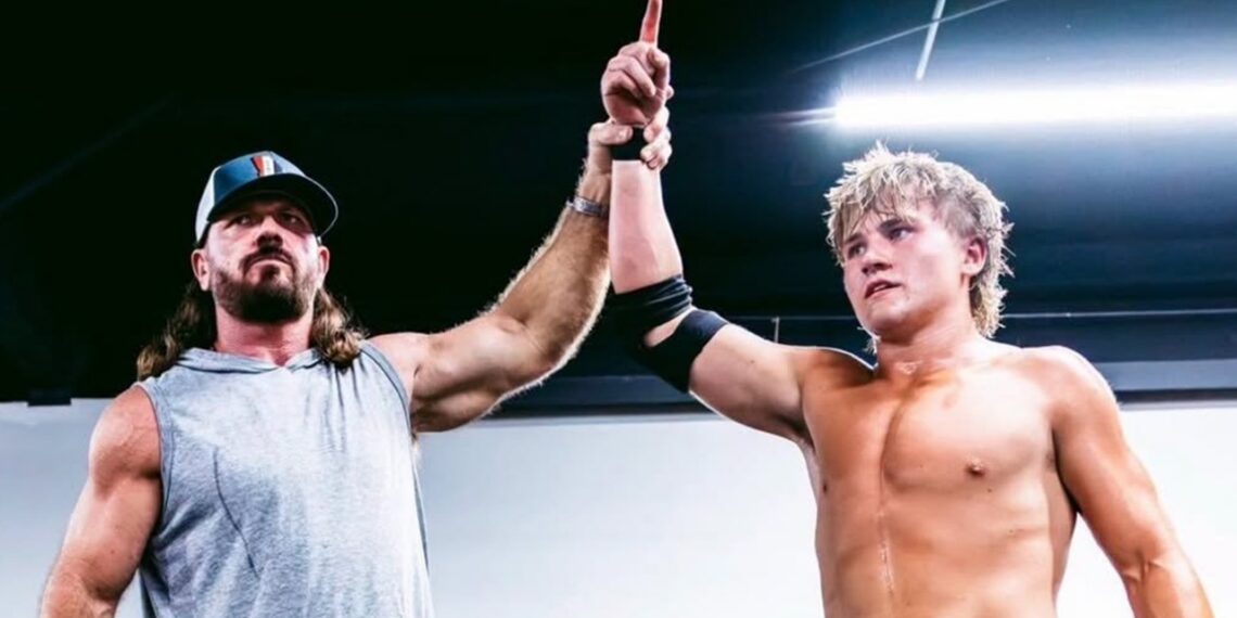 AJ Styles and son Avery Styles