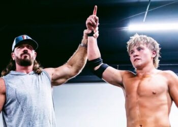 AJ Styles and son Avery Styles