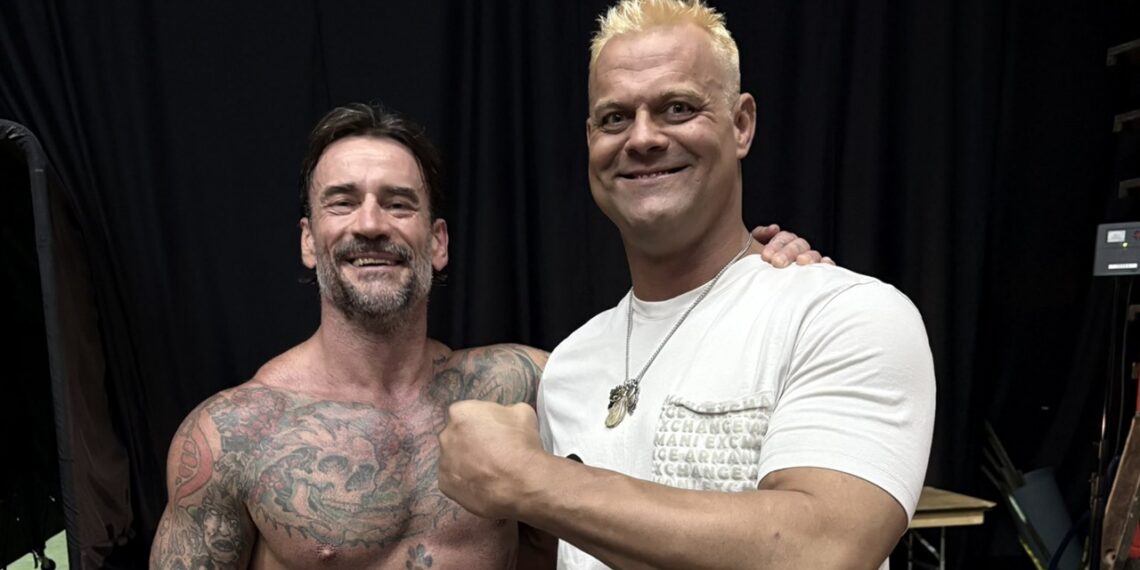 CM Punk and Davey Boy Smith JR. | Image Source: @DBSmithJr on X