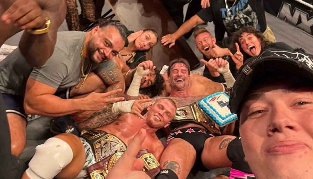 CM Punk Takes Epic Selfie Throughout Uncommon WWE NXT Look CM Punk Takes Epic Selfie Throughout Uncommon WWE NXT Look