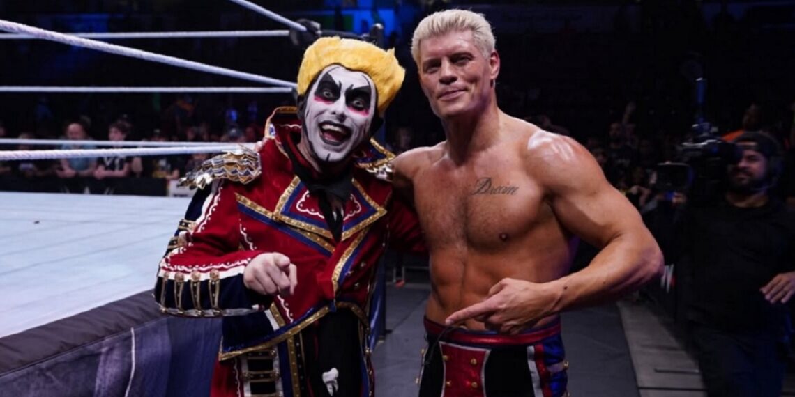 Danhausen and Cody Rhodes | Image Source: WWE