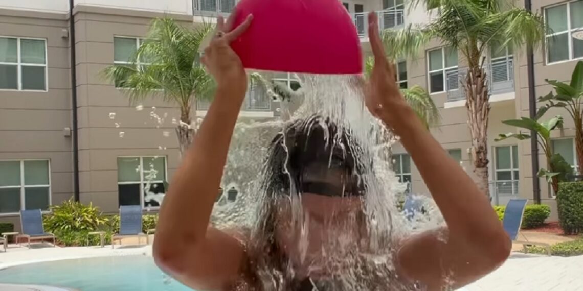 Harley Cameron does ALS Ice Bucket Challenge