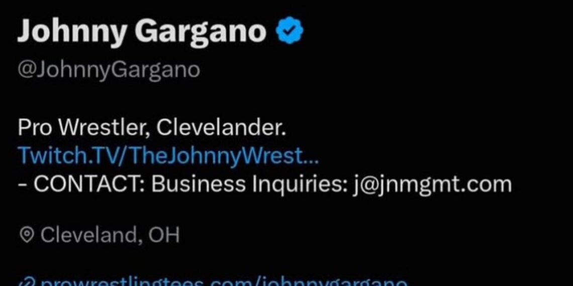 Johnny Gargano edits his X/Twitter bio leading to WWE departure rumors
