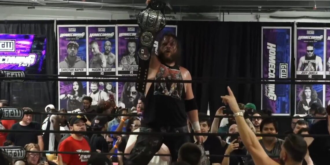 Joseph Sawyer wins GCW title