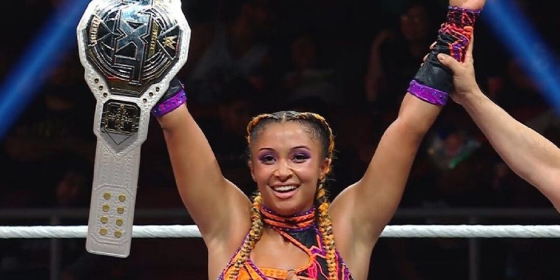 Kelani Jordan wins women's title in NXT | Image Source: WWE