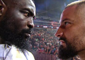 Oba Femi vs. Bron Breakker | Image Source: WWE