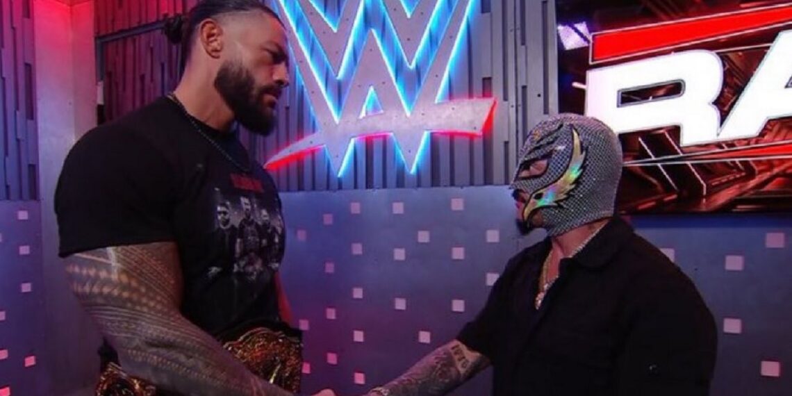 Cryptic tease involving Roman Reigns and Rey Mysterio on 8/3 WWE Raw | Image Source: WWE