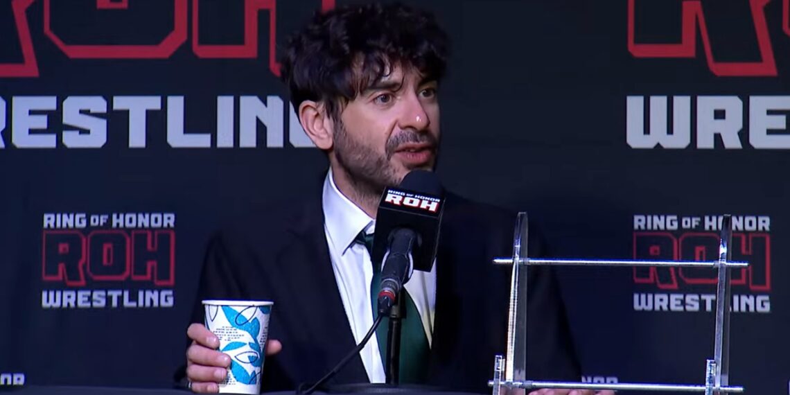 Tony Khan at ROH Death Before Dishonor | Image Source: ROH Wrestling