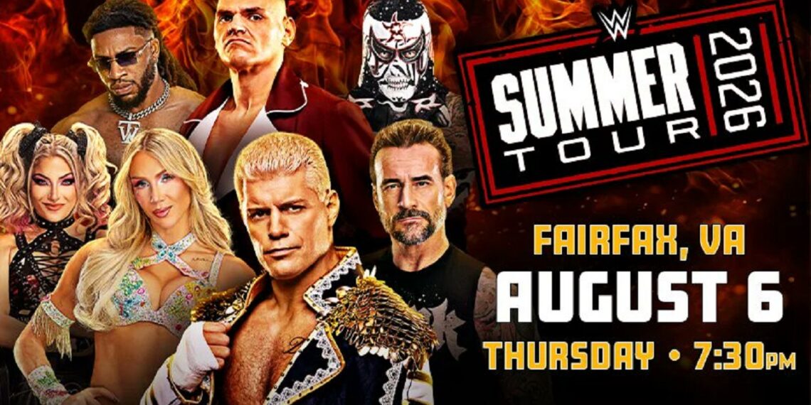 WWE Fairfax Results 8/6/26 | Image Source: WWE
