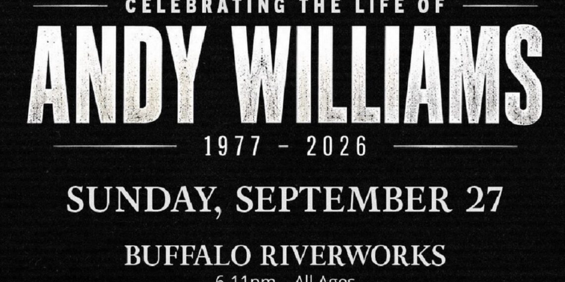 Andy Williams Celebration Of Life on September 27 in Buffalo, New York | Image Source: AndyWilliamsForever.com