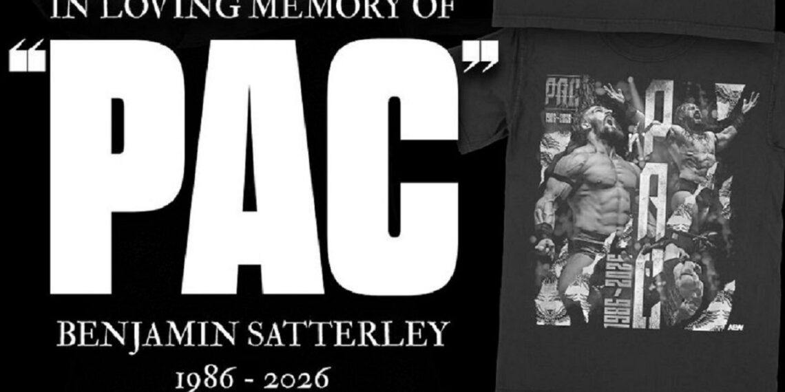 Pac Cod AEW Releases PAC Memorial Merch To Benefit Satterley Family