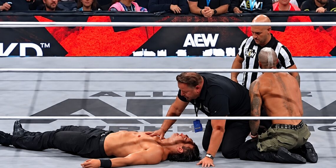 Steven Borden injured at AEW All Out | Image Source: AEW