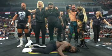 Bronson Reed and The Vision dominate Oba Femi | Image Source: WWE