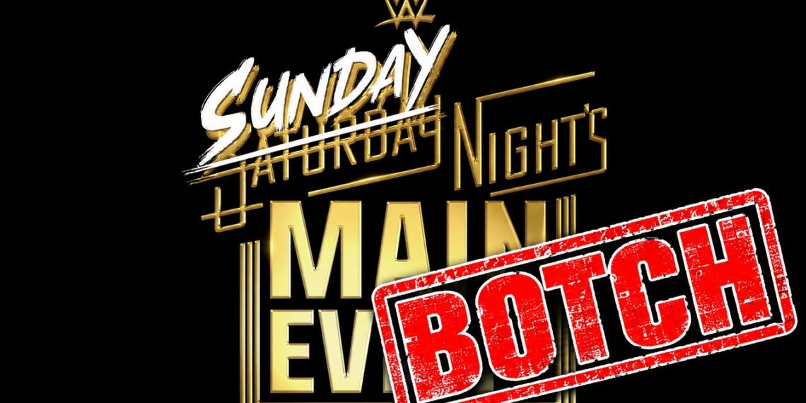 Details on WWE Sunday Night's Main Event botches from 9/6 show in Atlanta, GA.