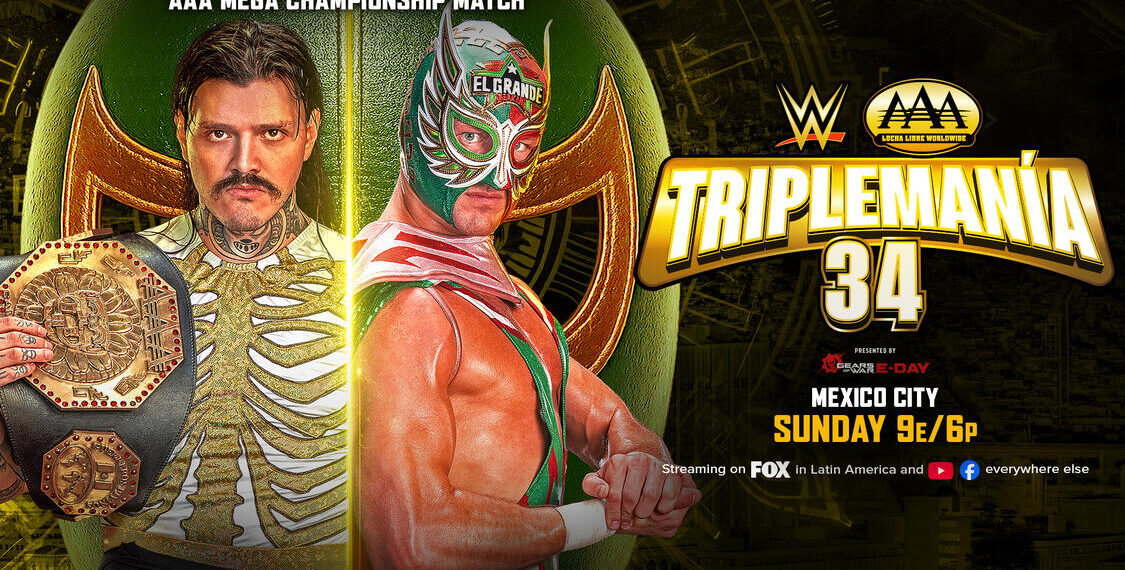 AAA TripleMania 34 Night Two Banner | Source: WWE.com