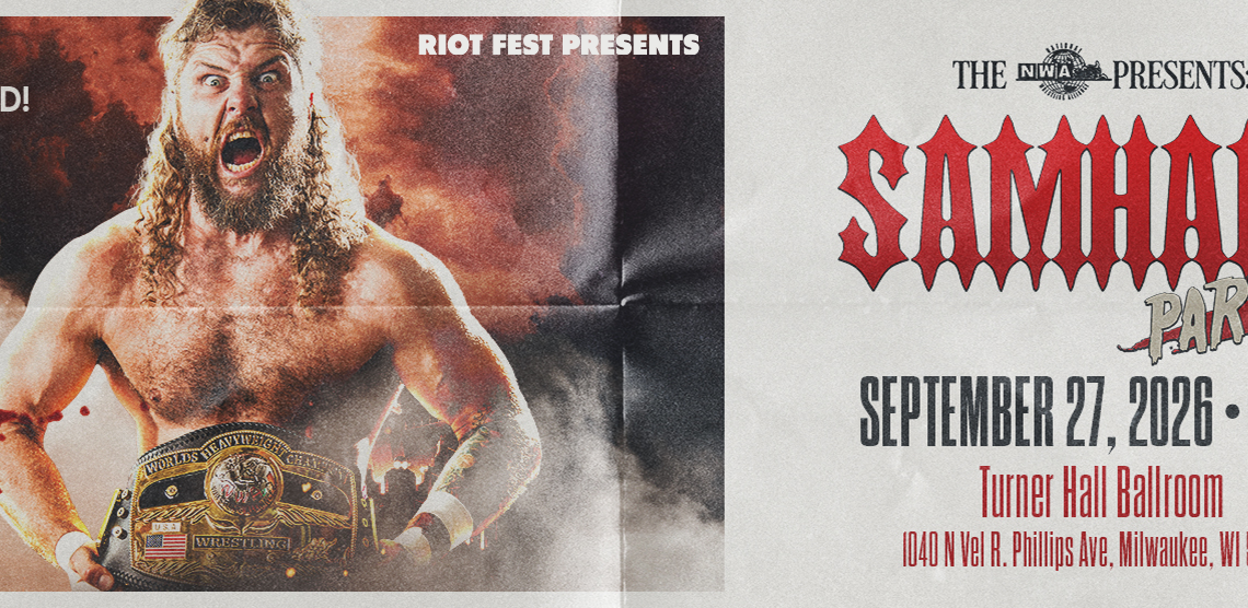 NWA Samhain Part 4 event graphic for September 27, 2026 at Turner Hall Ballroom