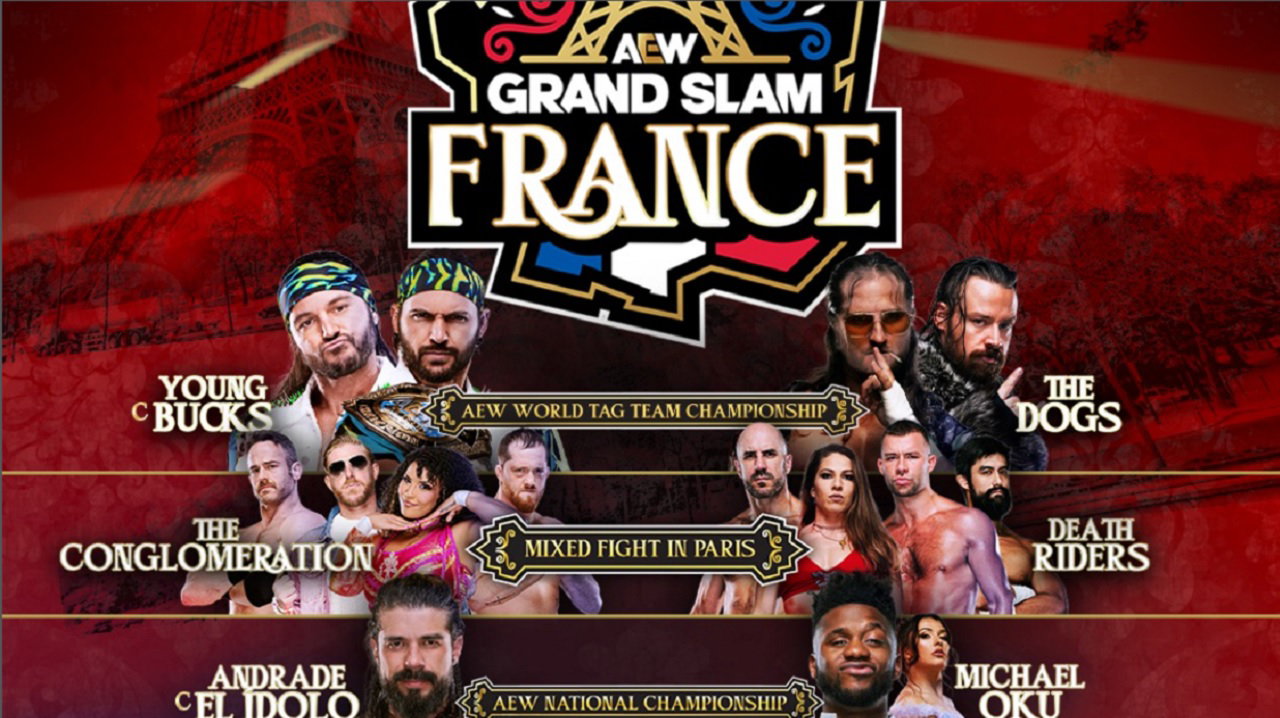 AEW Collision Grand Slam France Results 10/10/26 AEW Collision Grand Slam France Results 10/10/26