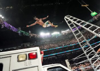 Je'Von Evans ambulance spot at WWE Money In The Bank 2026 | Image Source: Fox News
