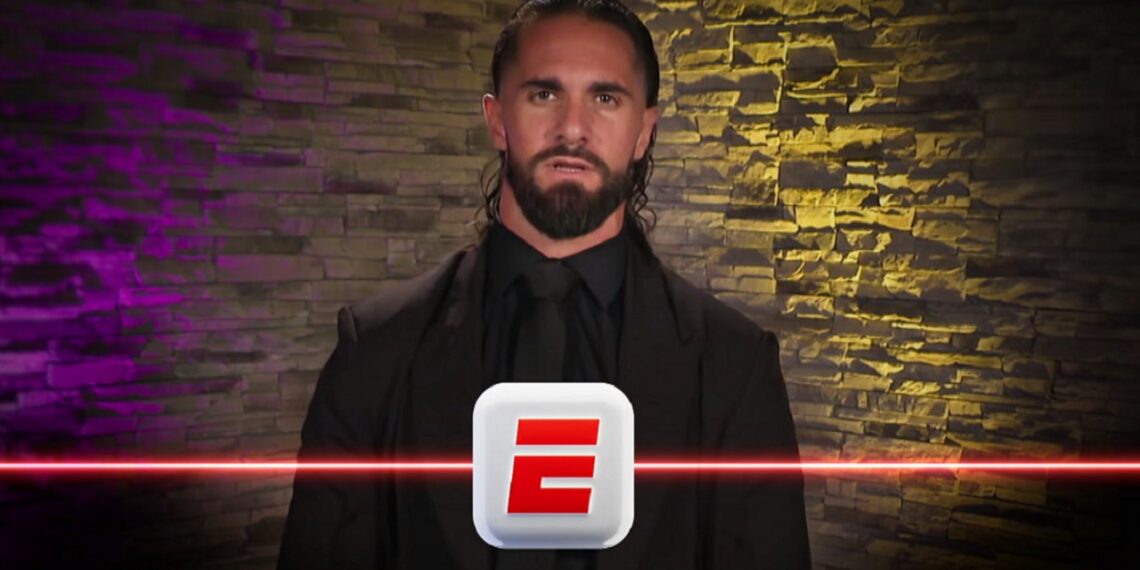 Seth Rollins ESPN | Image Source: WWE and ESPN Unlimited