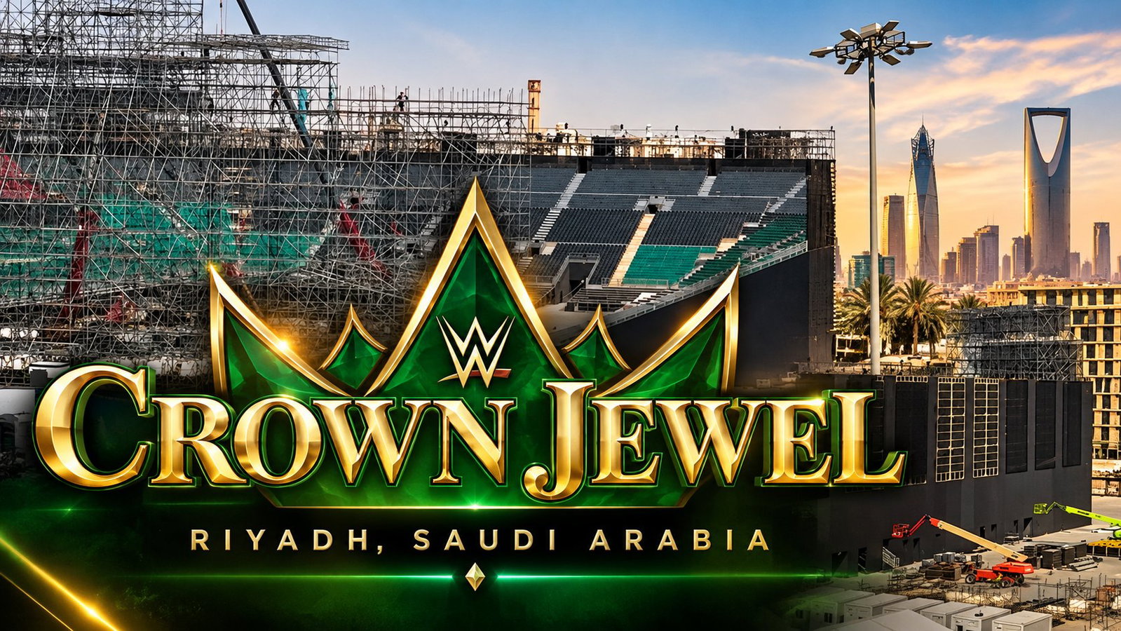 New Video Exhibits WWE Crown Jewel 2026 Enviornment Setup Underway New Video Exhibits WWE Crown Jewel 2026 Enviornment Setup Underway