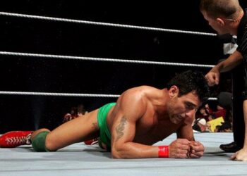 Nunzio in an ECW wrestling ring